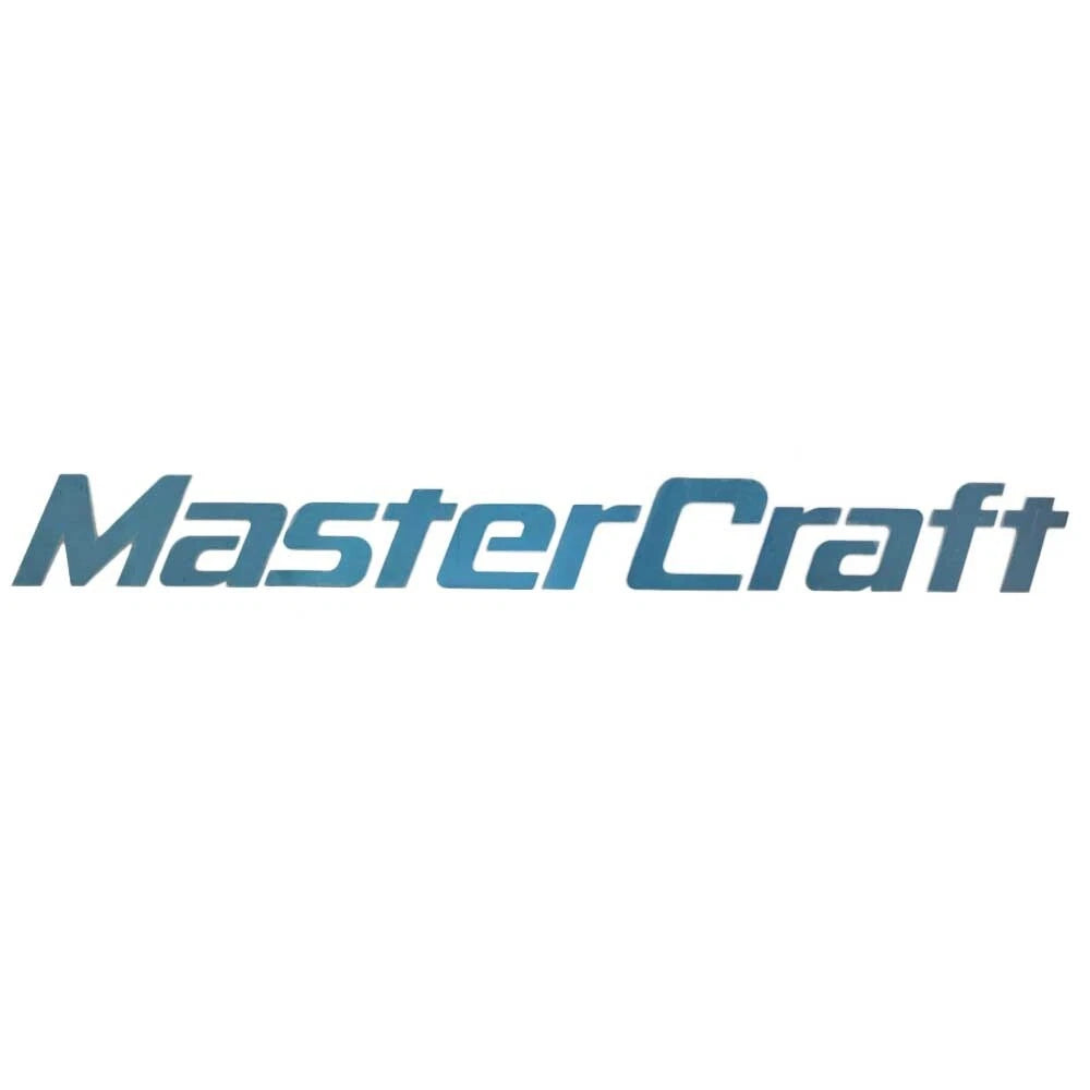 MasterCraft Boat Raised Decal 7502040 - 65 X 7 Inch Mediterranean Blue
