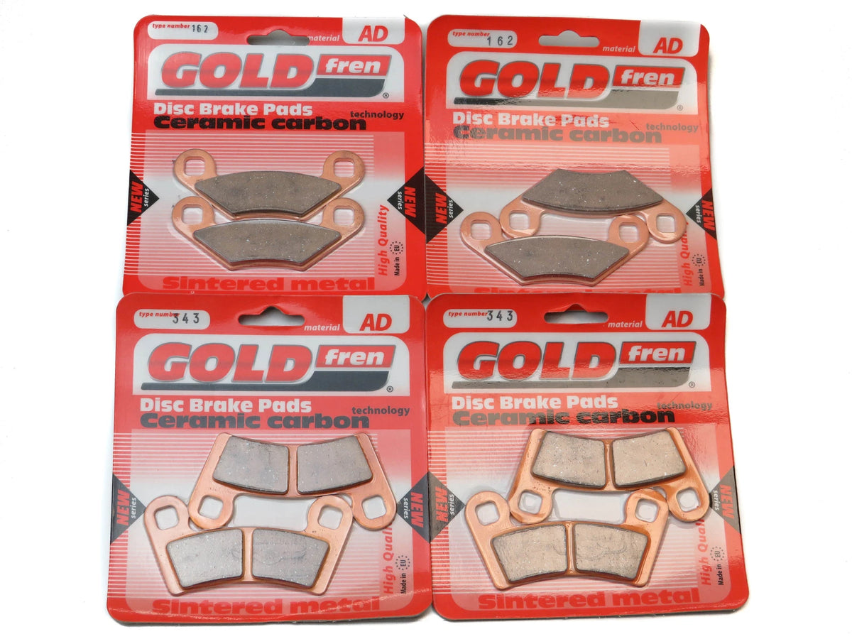 Brake Pads Front & Rear for Polaris RZR 800 Ranger 2008-2014