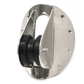 Mako Boat Bow Roller - Scuff Plate 186500 - 334CC Lewmar Stainless