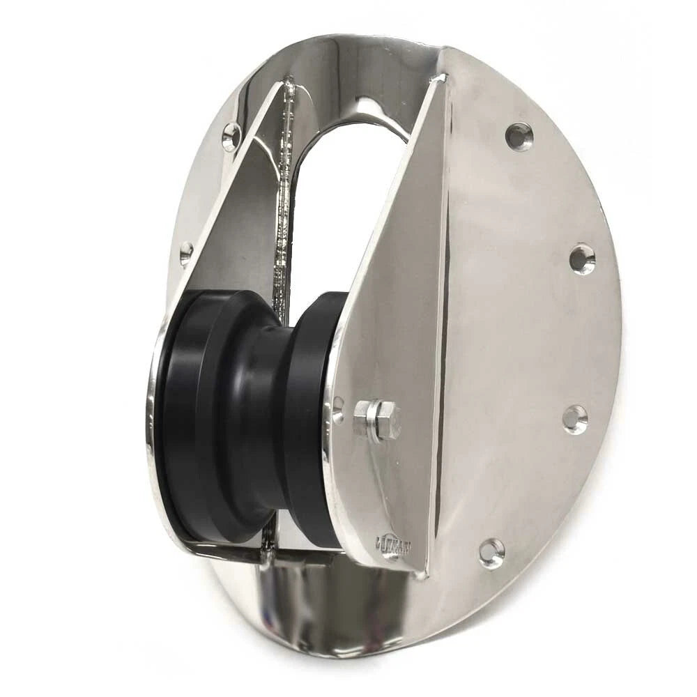 Mako Boat Bow Roller - Scuff Plate 186500 - 334CC Lewmar Stainless