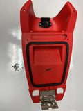 OEM 1997 97 SEADOO GSX LOWER STORAGE COVER HOOD HINGE WITH SEAL VIPER RED