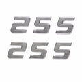 Bayliner Boat Raised Model Decals 1959023 - 255 Cruiser Silver (pair)