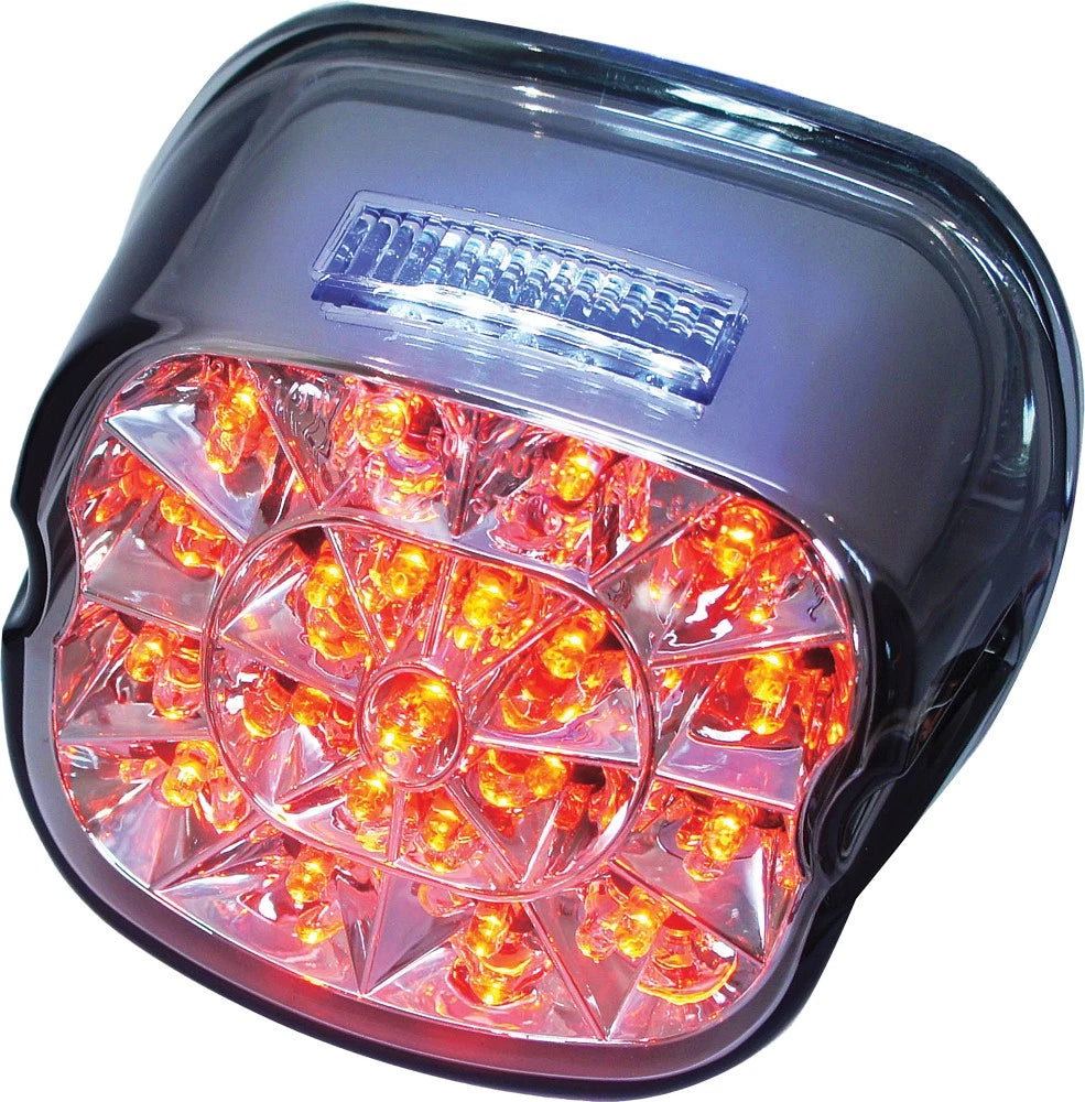 HARDDRIVE Laydown LED Taillight with Smoked Lens for Harley-Davidso N Touring