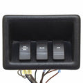 Lowe Boat Rocker Switch Panel Shroud 1945888 - 3-Switch with Fuse Block