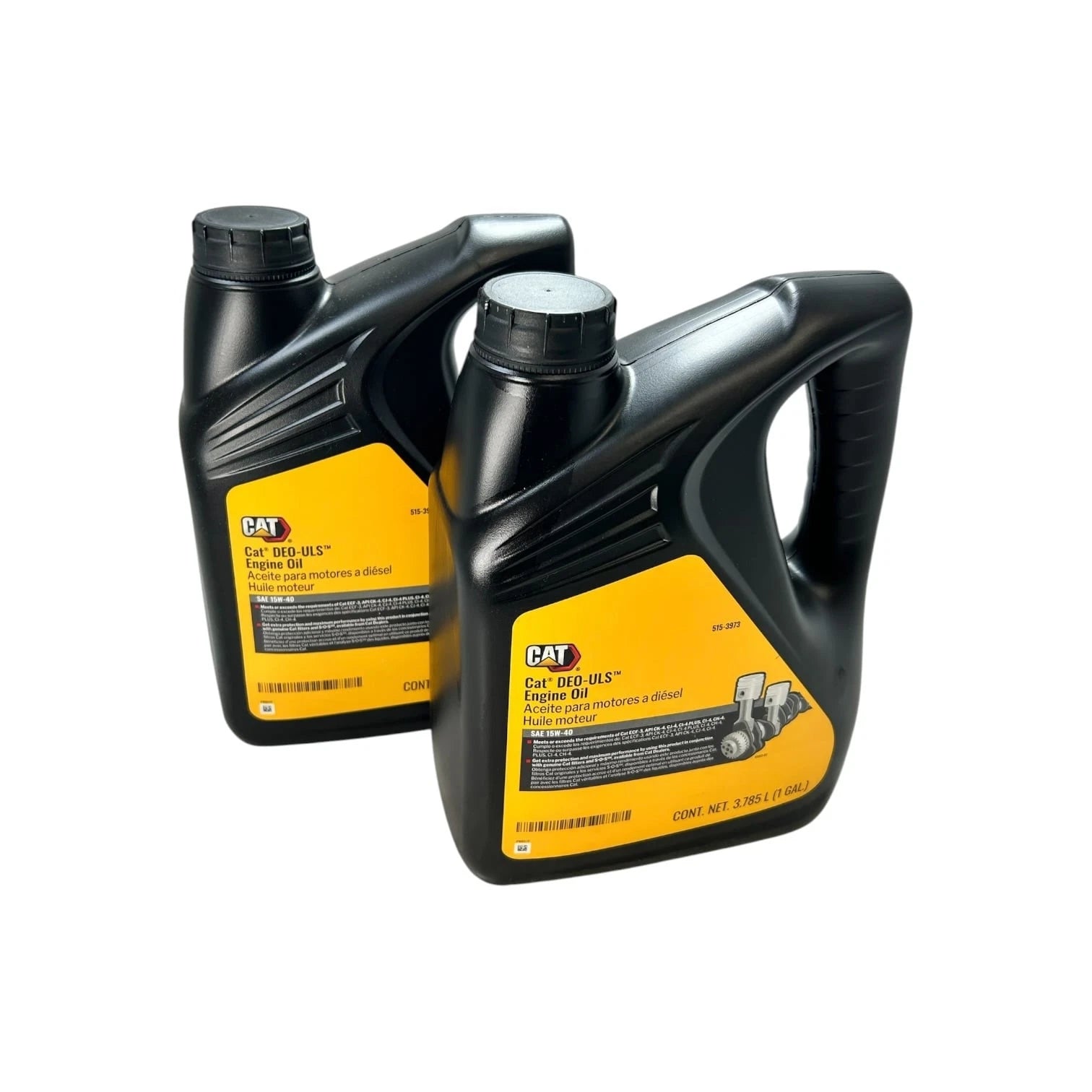 CAT - Caterpillar 515-3973, DEO-ULS 15W-40 Engine Oil, 1 Gallon - 2 Pack