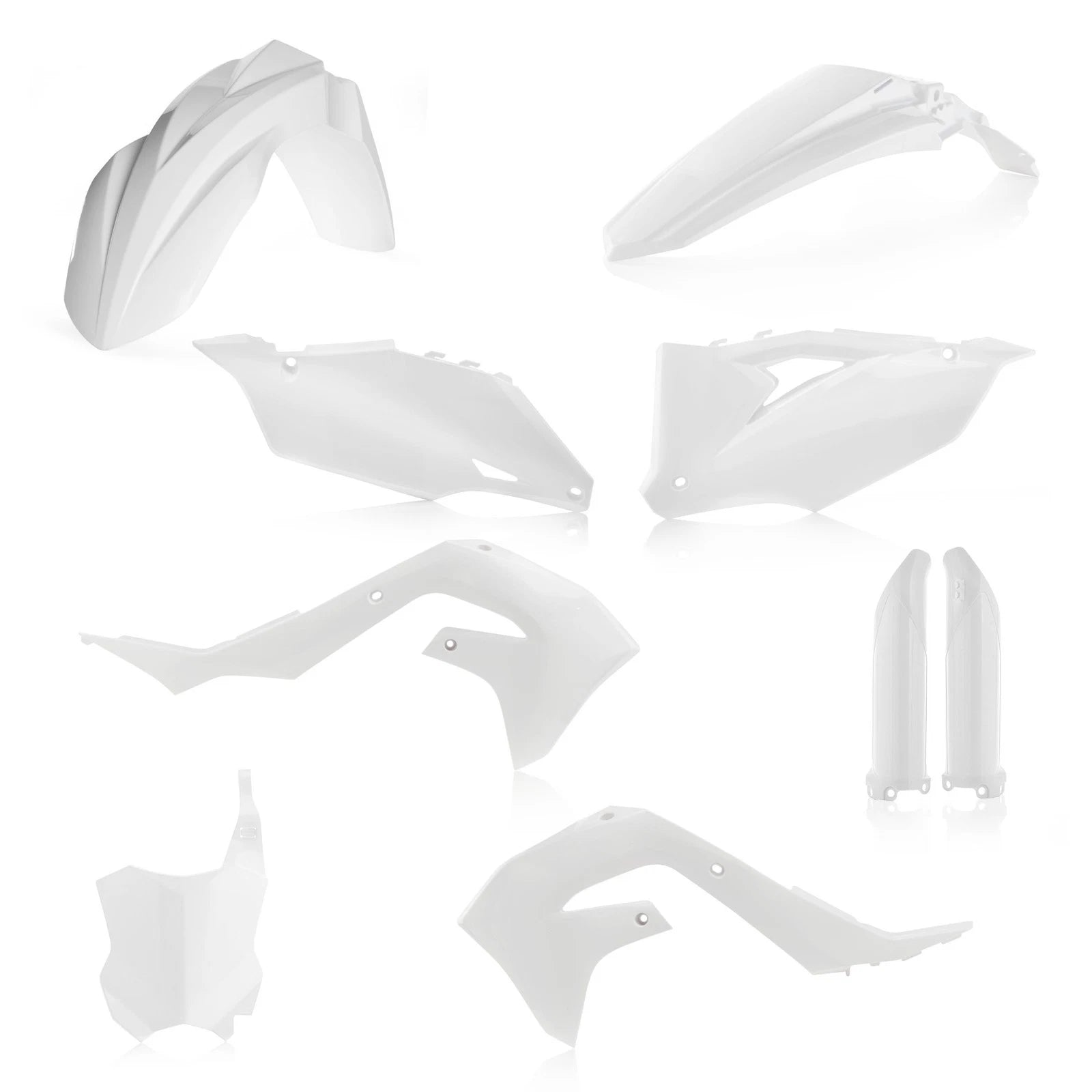 ACERBIS Full Plastic Kit White for Kawasaki KX250F & KX450F 2019-2022