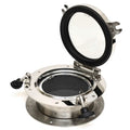 Boat Round Portlight Window - 6 Inch Stainless Steel with Screen