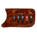 Rinker Boat Push to Reset Breaker Panel 206376C - Woodgrain Plastic
