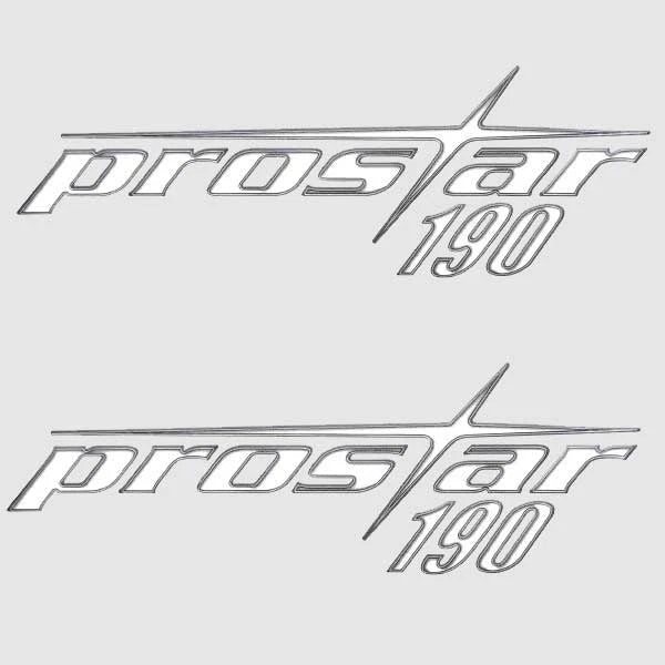 MasterCraft Boat Raised Brand Decal 758405 - Prostar 190 Sticker (2Pc)