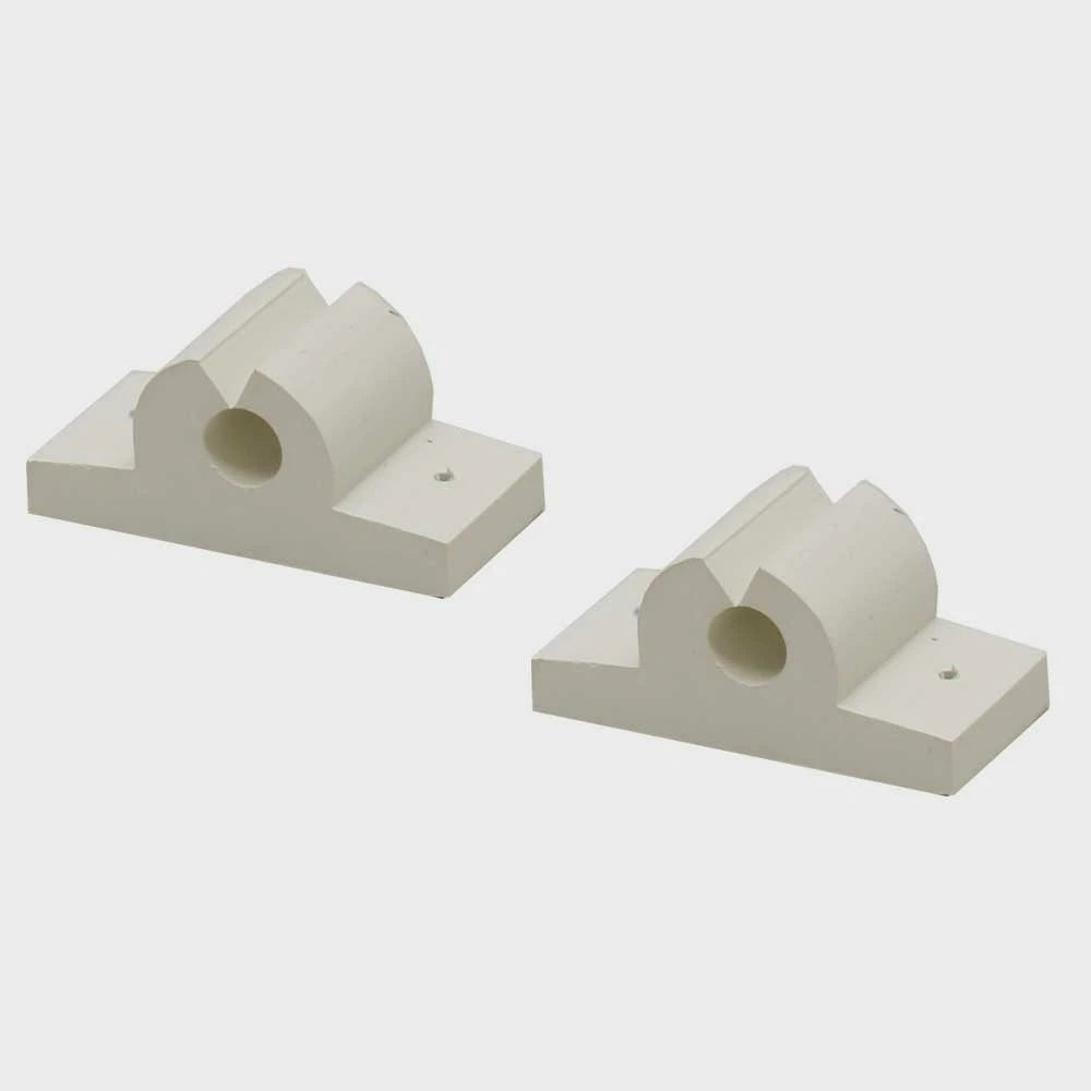 Whitecap Boat Rod Holder 3750W - Antenna Clip 3/8 Inch White (pair)