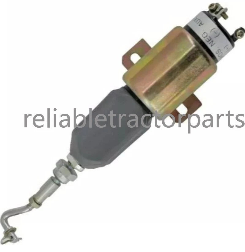 For Cummins Caterpillar Excavator E70B 12V Fuel Shutoff Solenoid 1751-12E7U1B1S 5