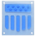 MasterCraft Boat Glove Box Lid Insert 5899691 - Translucent Blue