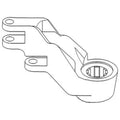 Steering Arm Left Side Fits John Deere 2955 3055 6200 6300 6310 6400 6410 L57015