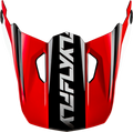 Fly Racing Kinetic Crest Helmet Visor Red/Black/Whit E for Offroad Motorcycles