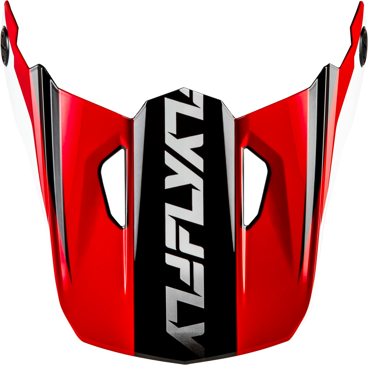 Fly Racing Kinetic Crest Helmet Visor Red/Black/Whit E for Offroad Motorcycles