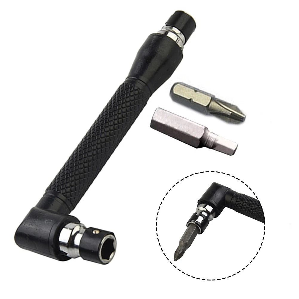 6 35mm Black Socket Wrench Tool Set with L Type Hexagon Screwdriver Bit