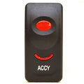 Carling Boat Rocker Switch Plate - Accessory Black Plastic Actuator