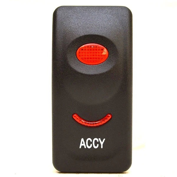 Carling Boat Rocker Switch Plate - Accessory Black Plastic Actuator