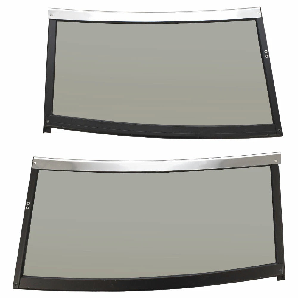 Godfrey Pontoon Boat Front Glass Windshield 458111 - Sanpan (set of 2)