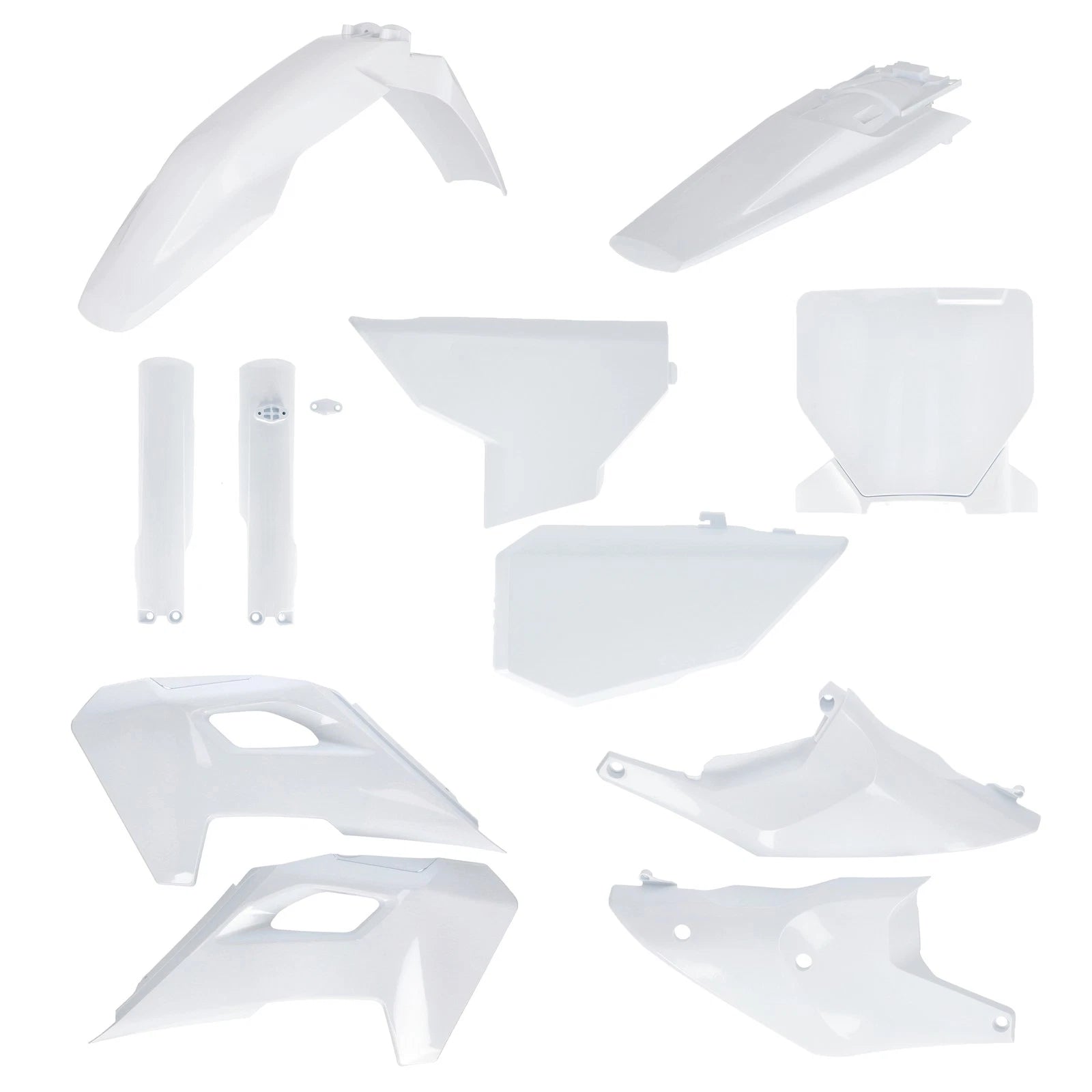 ACERBIS Full Hus White Plastic Body Kit for Offroad Motorcycles 2986610002