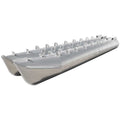Pontoon Boat Float Log Tubes - with Strakes 21 FT X 25 Inch (set of 2)