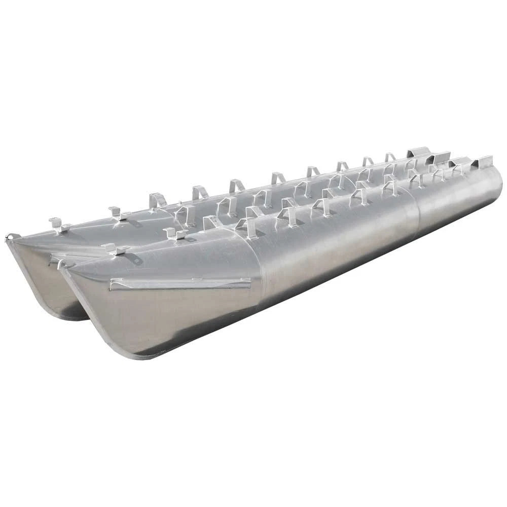 Pontoon Boat Float Log Tubes - with Strakes 21 FT X 25 Inch (set of 2)