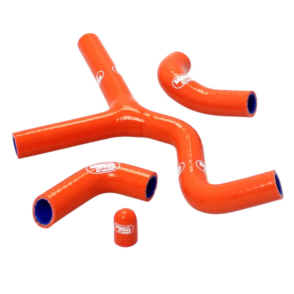Samco Radiator Hose Kit for KTM 520 EXC 2000-2002 >orange (thermo Bypass)