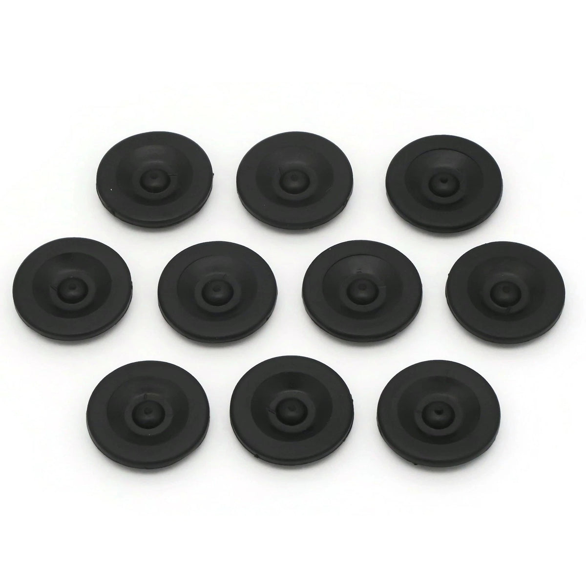 10-Pack Black Rubber Grease Plug Hub Dust Cap for RedLine Trailer Camper RV Axle