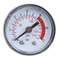 Accurate Reading of Air Pressure Compressor Gauge 0 170 PSI (0 12 Bar)