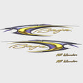 Baja Boat Graphic Decals 1810065 - 192 Islander Yellow Stickers (kit)