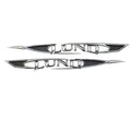 Lund Boat Emblem Decal 2065006 - 60 X 5 3/8 Inch (set of 2)