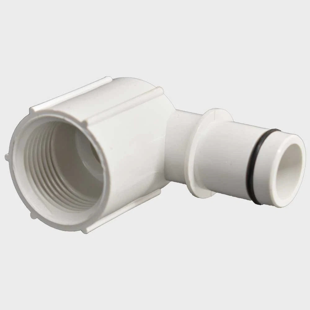 Larson Boat 90 Degree Bilge Fitting 6134-9176 - 1 X 3/4 Inch Plastic