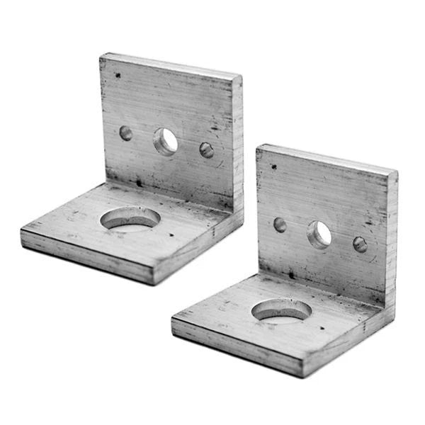 Sea Ray Boat Mounting Brackets - Aluminum 2 X 2 Inch (pair)