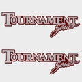 Lund Boat Brand Decals - Tournament Series Stickers (pair)