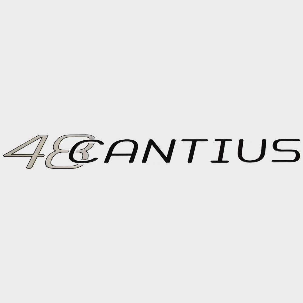 Cruisers Boat Raised Emblem Decal V2546100 - 48 Cantius Sticker Black