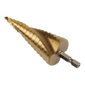 High Steel Spiral Step Taper Drill Bit Set Metal Hole Opener 4 to 32mm