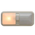 Boat Dual Vanity Ceiling Light - 11 1/4 X 5 Inch Off White Plastic