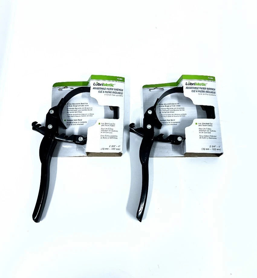 LubriMatic 70-805, Adjustable Filter Wrench, 2 Pack