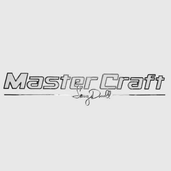 Boat Raised Foam Decal 758061 - Sammy Duvall MasterCraft Gray/Mirror/Bl Ack
