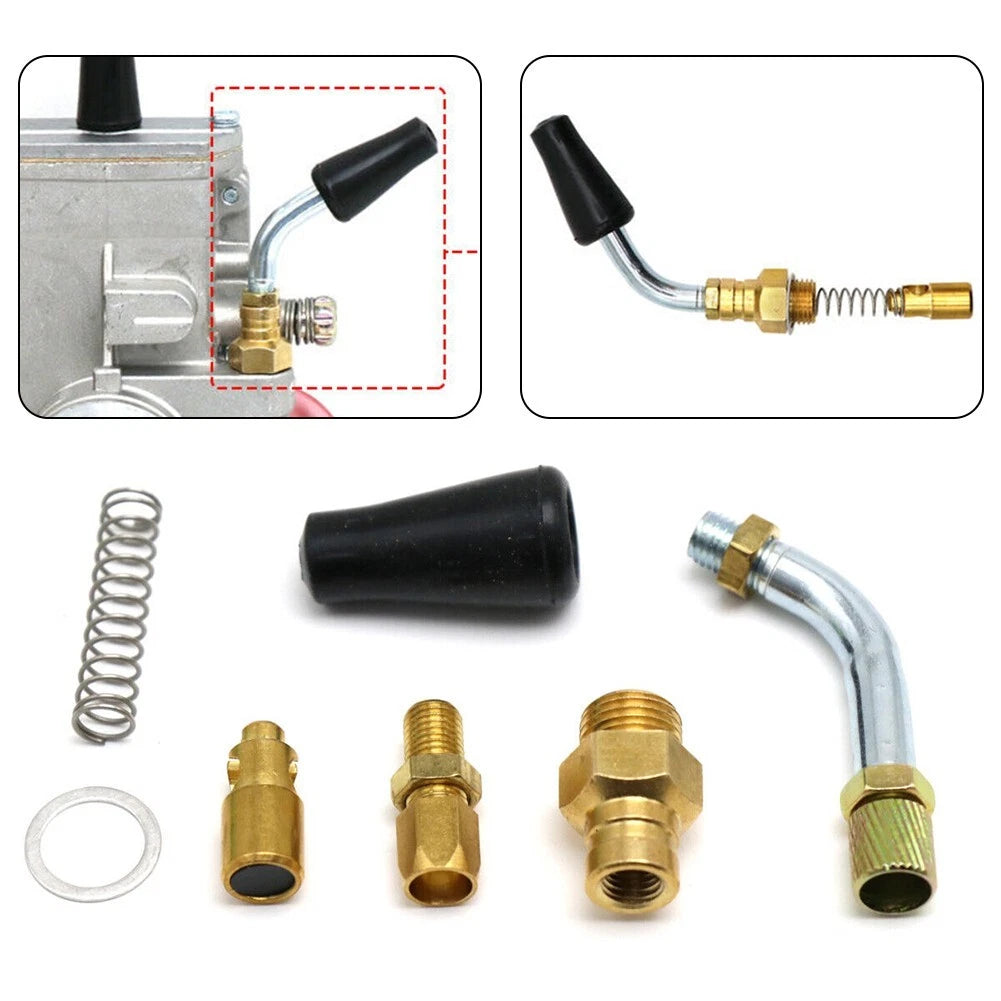 Carburetor Cable Choke Starter Valve Plunger Kit for Mikuni TM/VM Motorcycle