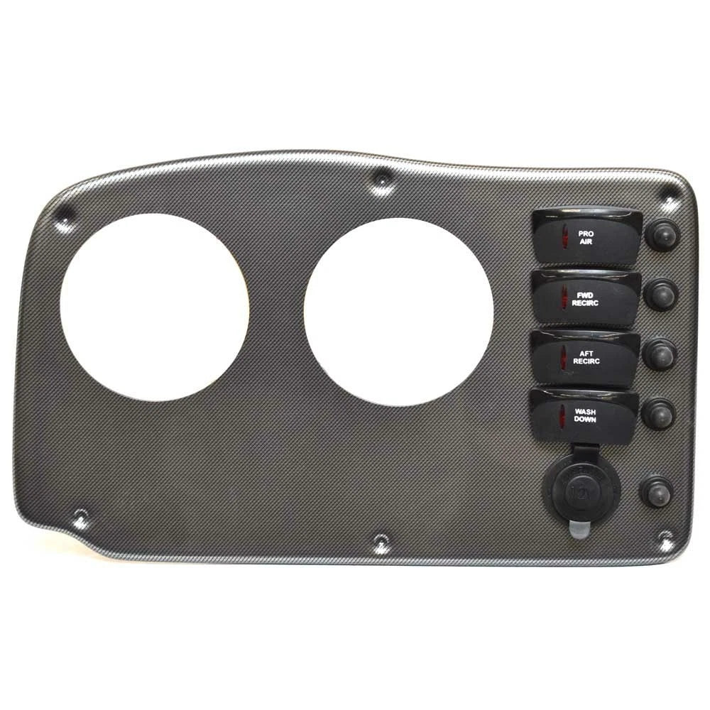 Blue Wave Boat Blank Dash Panel F333MD009115A - with Switches Gray