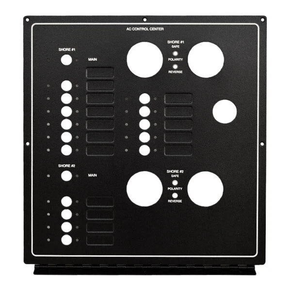 Carver Boat Blank Breaker Panel 5765699 - 14 Inch Black Aluminum