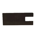 Lund Boat Blank Panel Material - 16 7/8 X 6 7/8 Inch Black Plastic