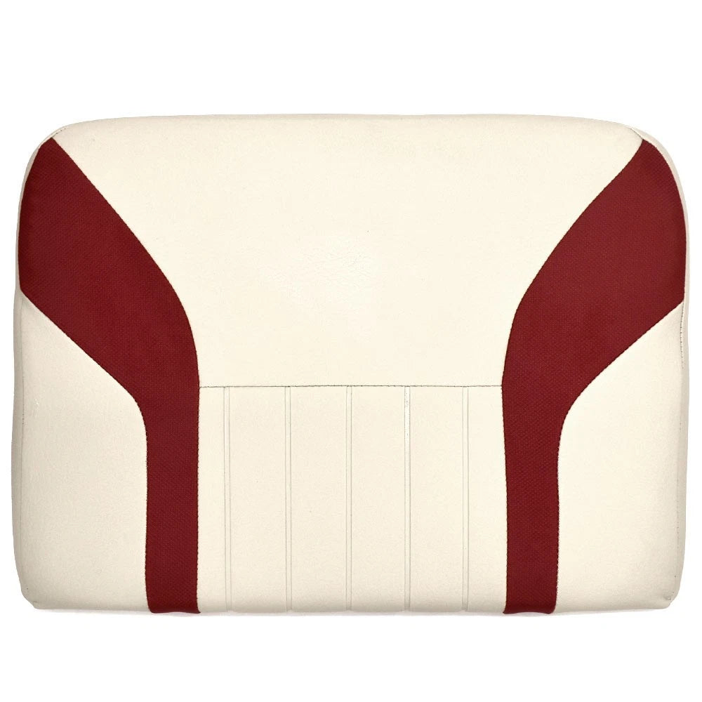 G3 Boat Jump Seat Bottom Cushion 73523140 - White - Roulette Red