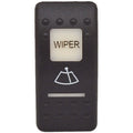 Larson Boat Wiper Switch Plate 2232-0231 - Carling Illuminated Black