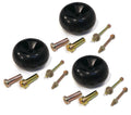 (pack of 3) Deck Wheel Kit for Oregon 72-165, 72165 & John Deere M84690 Mower