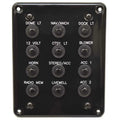 Godfrey Pontoon Boat Breaker Panel 8431A - 12-Switch Push Button