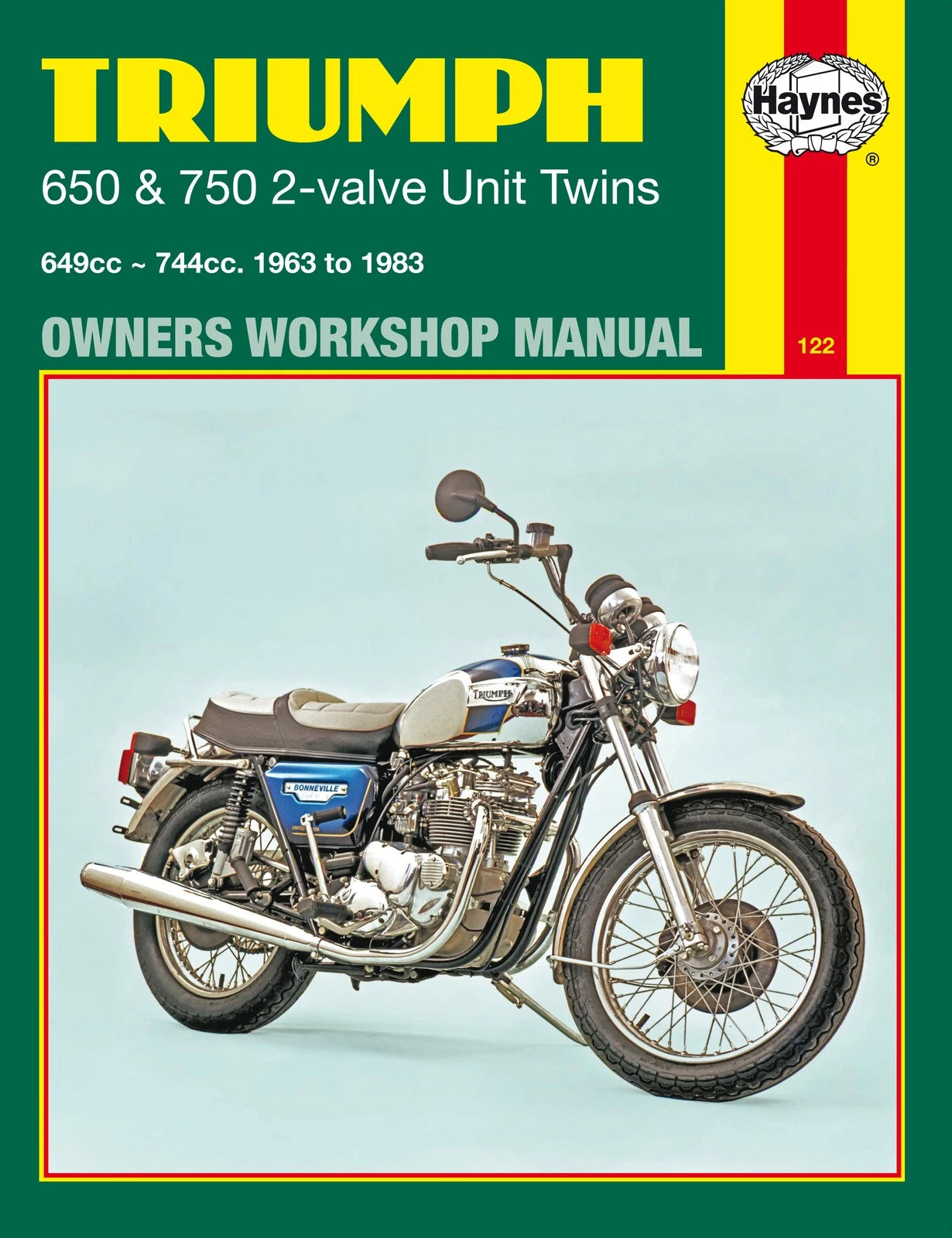 Haynes Workshop Manual for Triumph T120 Bonneville 1966