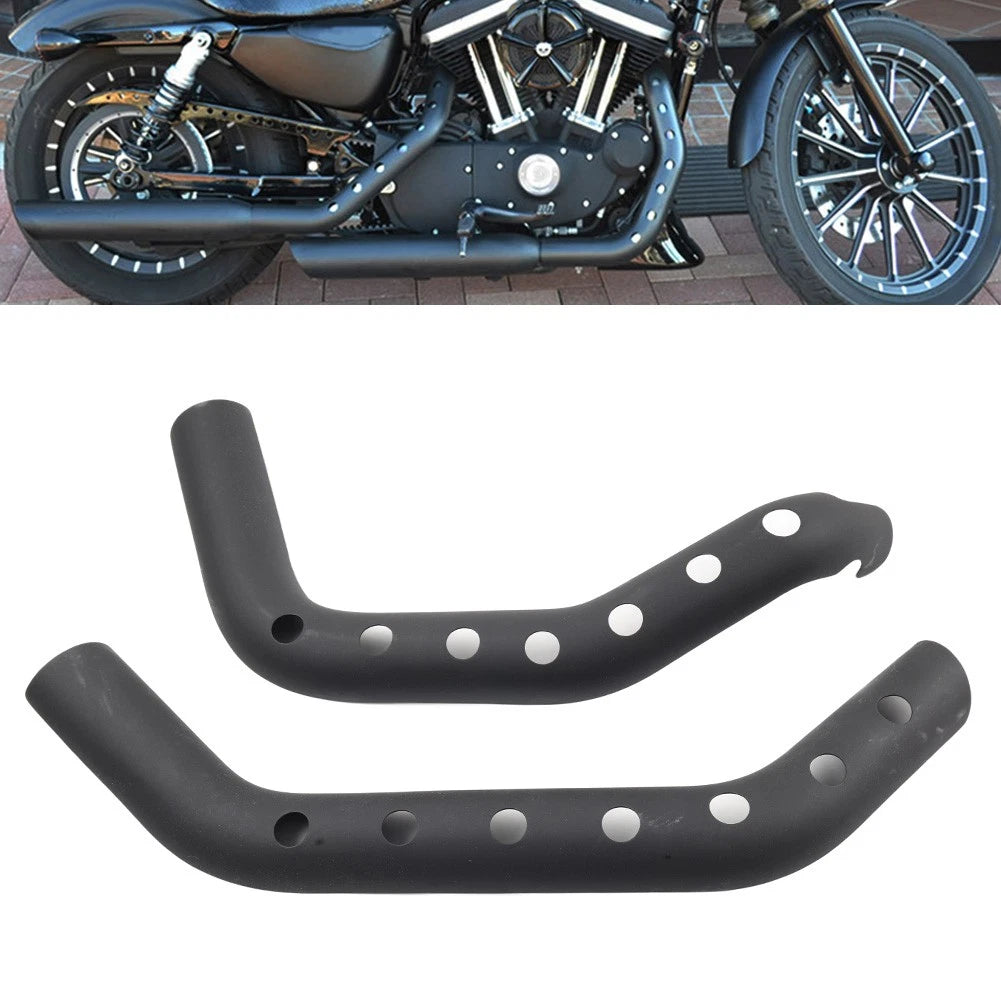 Exhaust Pipe Heat Shield Muffler Protective Cover Fit Harley XL 883N Iron 1200X
