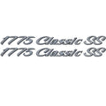 Lund Boat Emblem Decal Sticker - 1775 Classic SS Gray (pair)